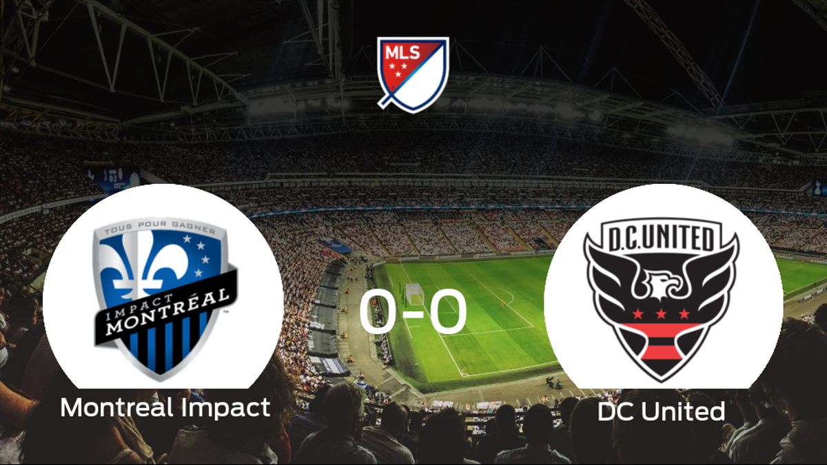 El Montreal Impact y el DC United concluyen su enfrentamiento en el Stade Saputo sin goles (0-0)