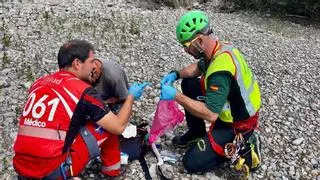 Nueve rescates y once auxiliados en una intensa semana en el Pirineo aragonés