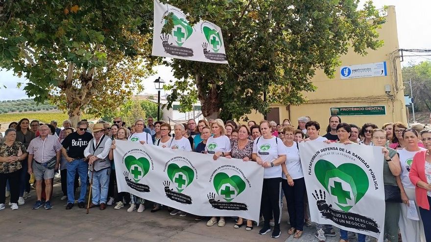 La marcha por la sanidad pública del sur de Córdoba llega a Aguilar