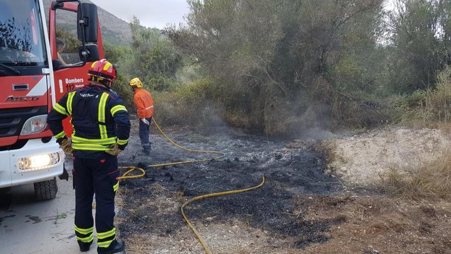 Nuevo conato de incendio en Xàbia