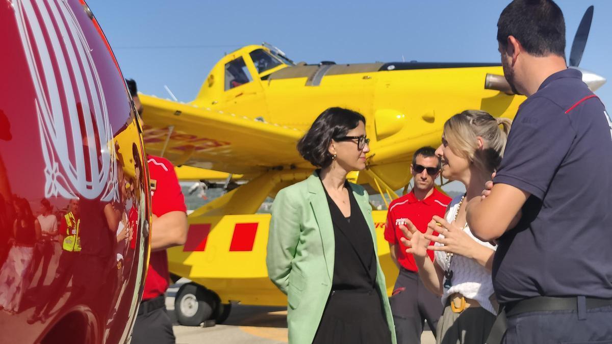 La consellera Parlon, a la presentació de la campanya de lluita contra els incendis