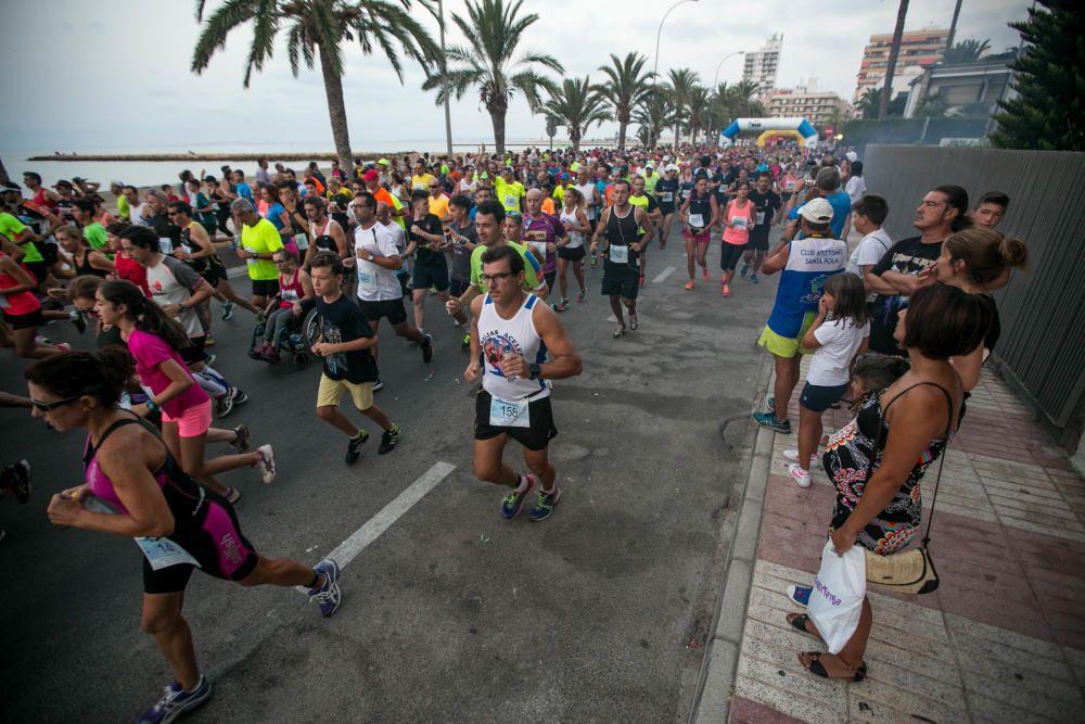 Madrugón festivo y atlético en Santa Pola