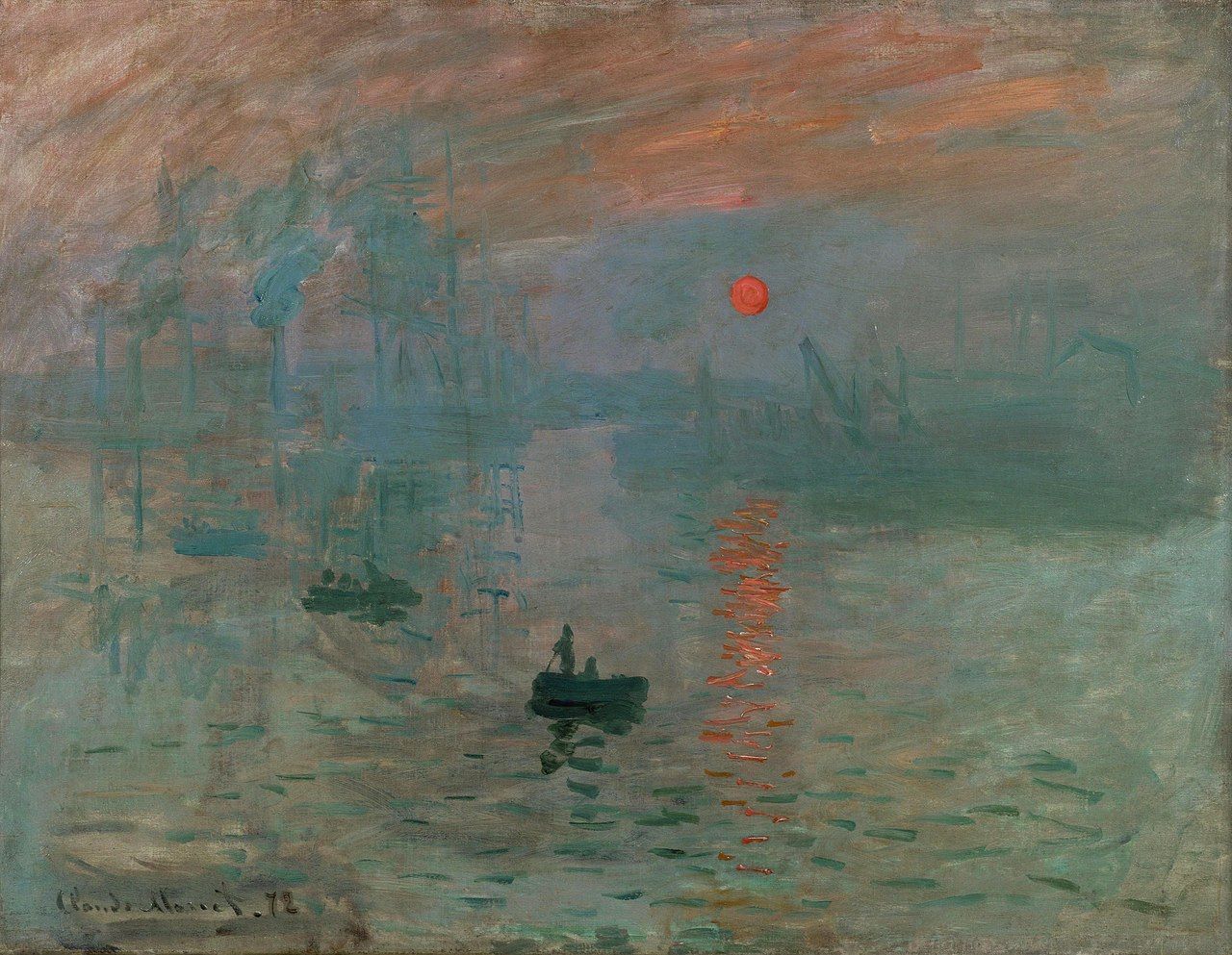 'Impresión, sol naciente' de Claude Monet