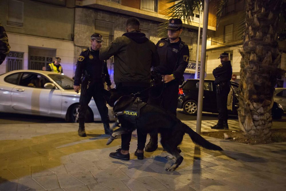 Controles de drogas en Elche