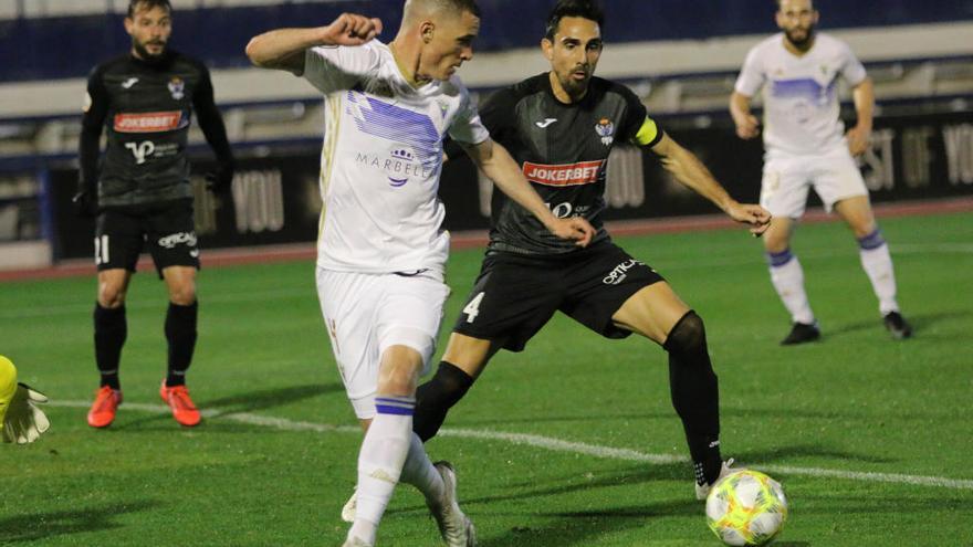 Juanmi Callejón, fichaje estrella de este mercado invernal, fue titular en el equipo blanquillo.