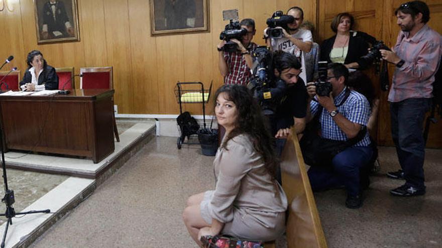 Katiana Vicens, durante el juicio.