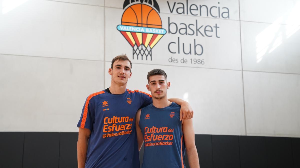 Millán Jiménez y Guillem Ferrando, dos de las &#039;perlas&#039; de L&#039;Alqueria del Basket