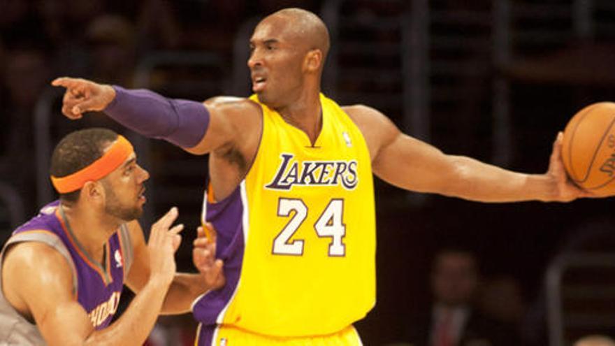 La estrella de los Lakers, Kobe Bryant.