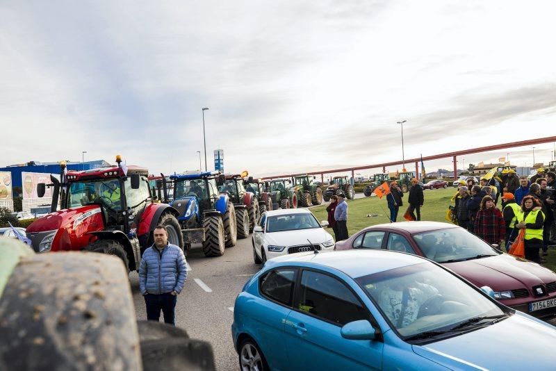 Manifestación de agricultores en Zaragoza