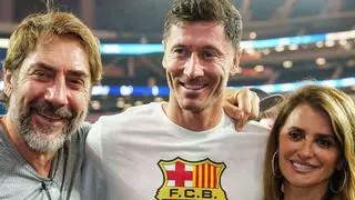 Javier Bardem desata su pasión por el Barça con permiso de Penélope Cruz