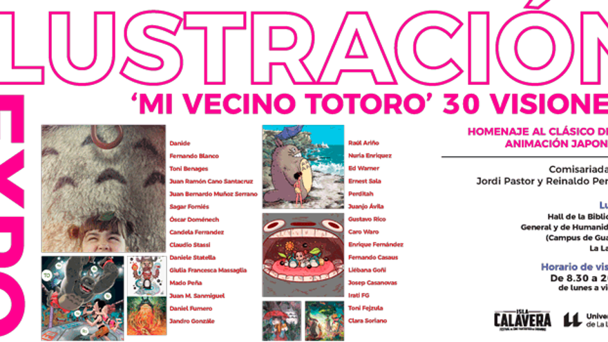 Expo Ilustración Mi vecino Totoro. 30 visiones: Homenaje al clásico de la animación japonesa