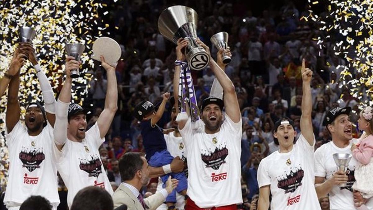 Felipe Reyes ha levantado cuatro trofeos esta temporada