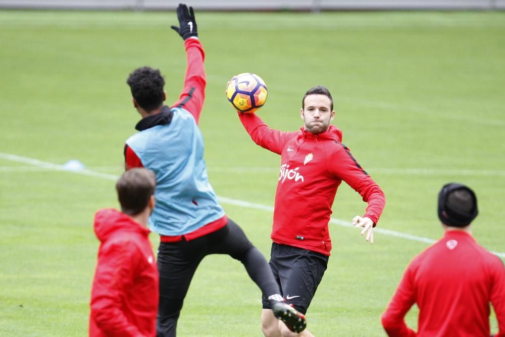 Entrenamiento del Sporting de Gijón