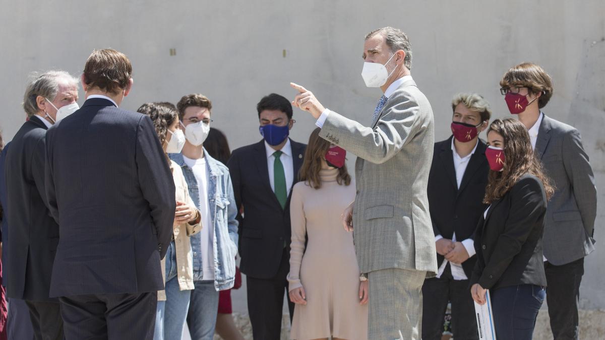 La visita del Rey Felipe VI a Las Cigarreras en Alicante