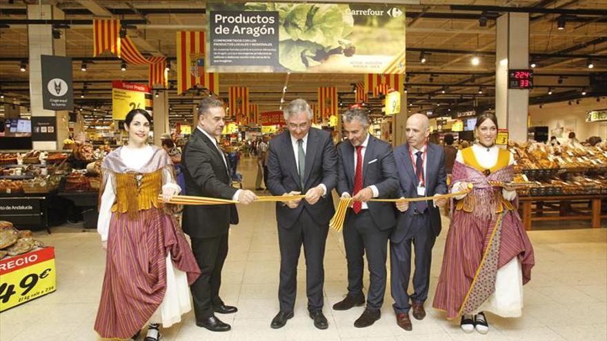 Carrefour promociona los productos de Aragón