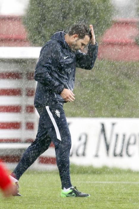 Entrenamiento del Sporting