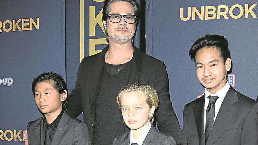 Brad Pitt presume de orgullo de padre