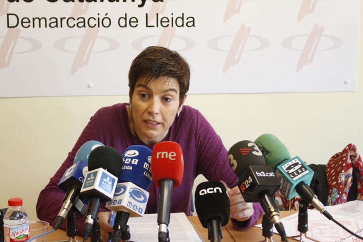 Marta Camps, el febrer passat. Marta Camps, el febrer passat.