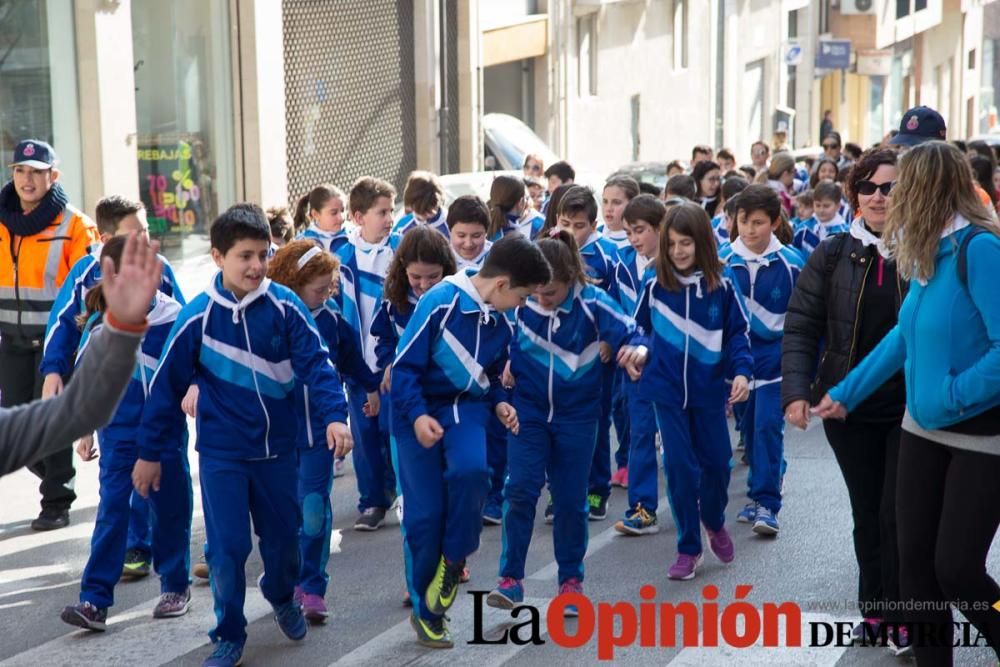 Marcha en el Día del Cáncer Infantil en Caravaca