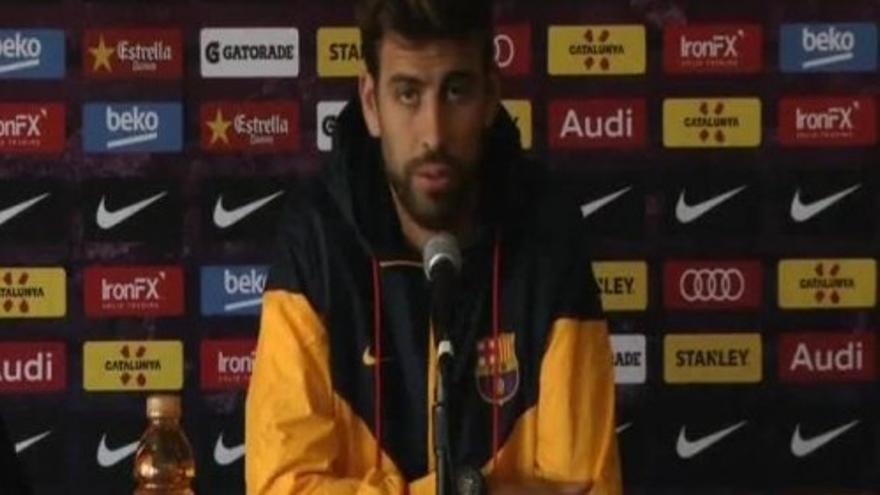 Piqué sobre Pedro: “Ojalá se quede”