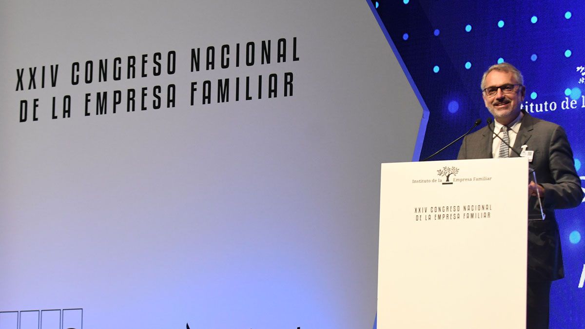 Marc Puig en la clausura del Congreso Nacional de la Empresa Familiar