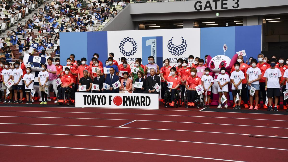 Celebración del primer aniversario de Tokio 2020