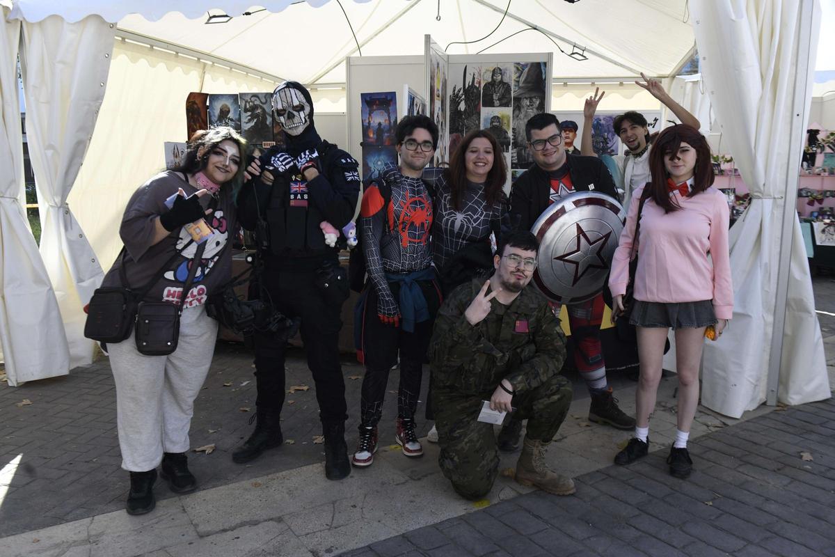Los superhéroes también tienen su hueco en los 'cosplay' de los visitantes del 'Murcia se remanga'