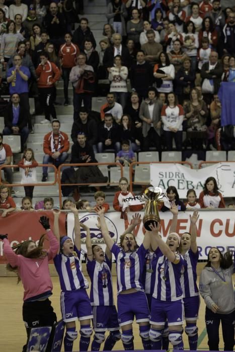 Final de la Copa de Europa de hockey en el Palacio de Deportes de La Guía.