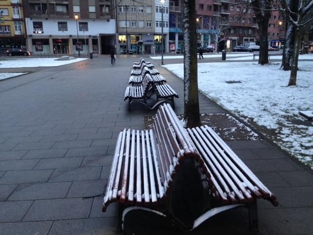 Más imágenes de la nevada en Avilés