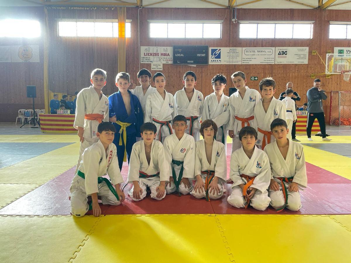 Els judokes del Centre de Tecnificació de Judo del Bages i Moianès fan podi a la Copa Moianès Aleví