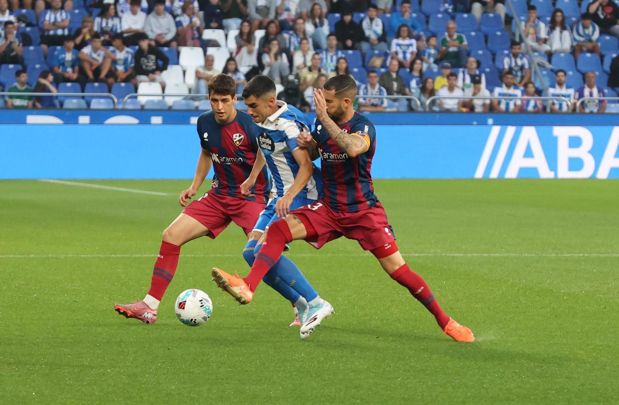 Las mejores imágenes del Deportivo - Huesca