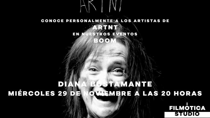 La artista Diana Bustamante, protagonista del evento ‘Boom’ de ‘ARTNT ’