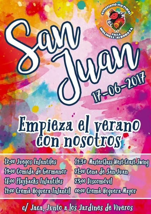 Verbenas de San Juan para el día 17