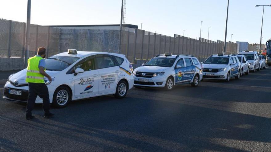 Concentración Taxistas por la regulación de días libres