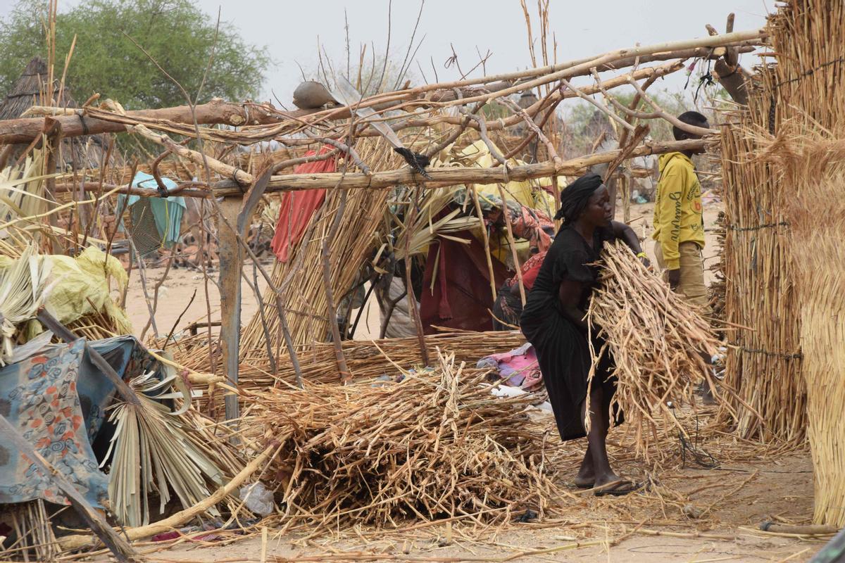 Éxodo de refugiados sudaneses hacia El Chad