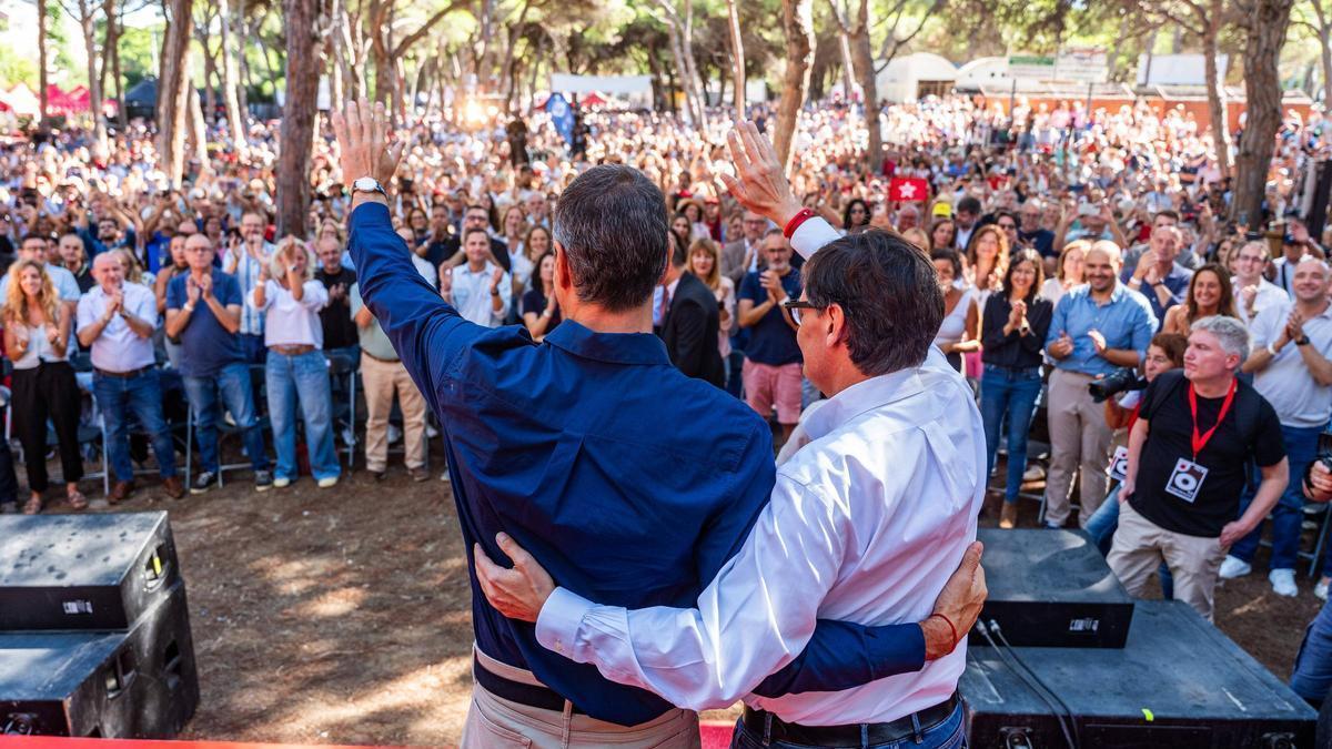 Illa renueva su apoyo incondicional a Sánchez: No estás solo, claro que no!