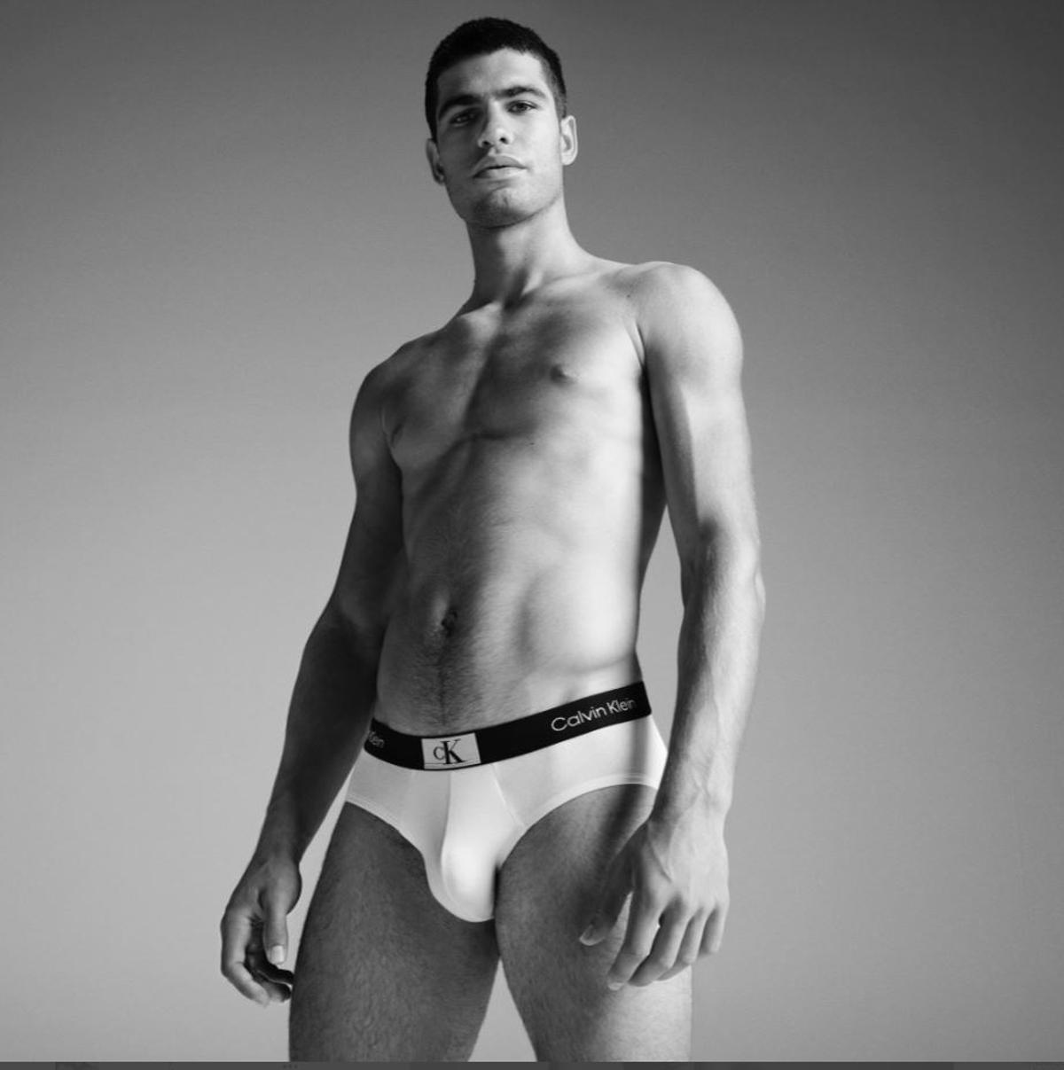 Carlos Alcaraz, modelo de Calvin Klein