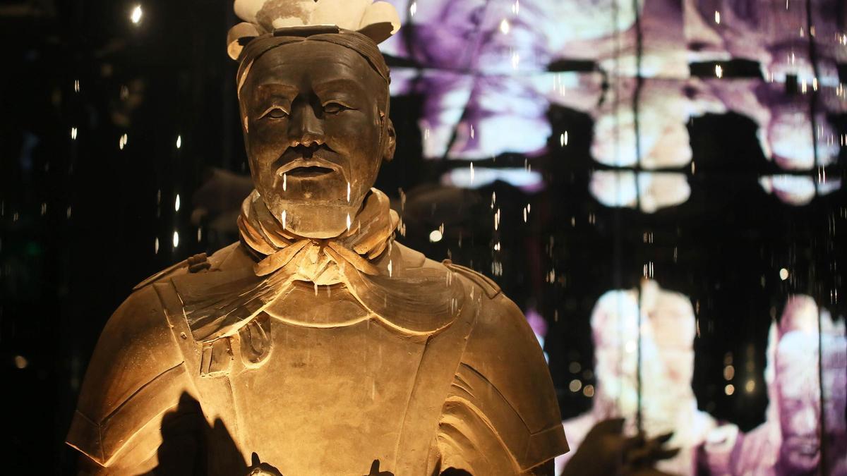 Imagen de la exposición de los Guerreros de Xian en el MARQ
