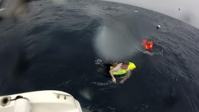 Rescate de seis personas en el mar de Lanzarote