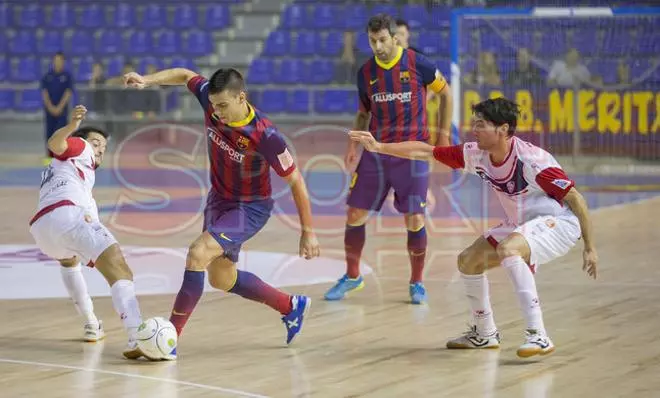 Barça,2 - Santiago Futsal,2