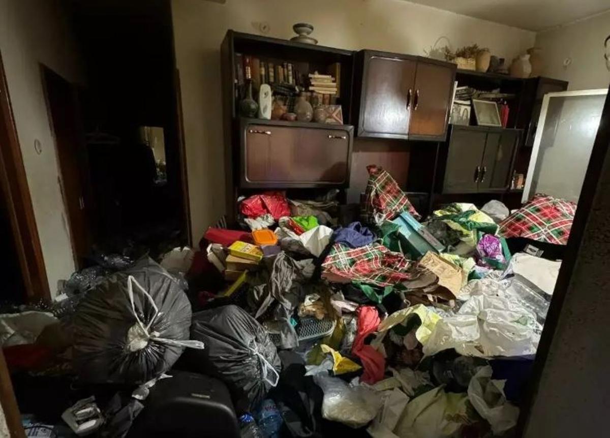 Eine Wohnung einer vom Messie-Syndrom betroffenen Person in Palma.