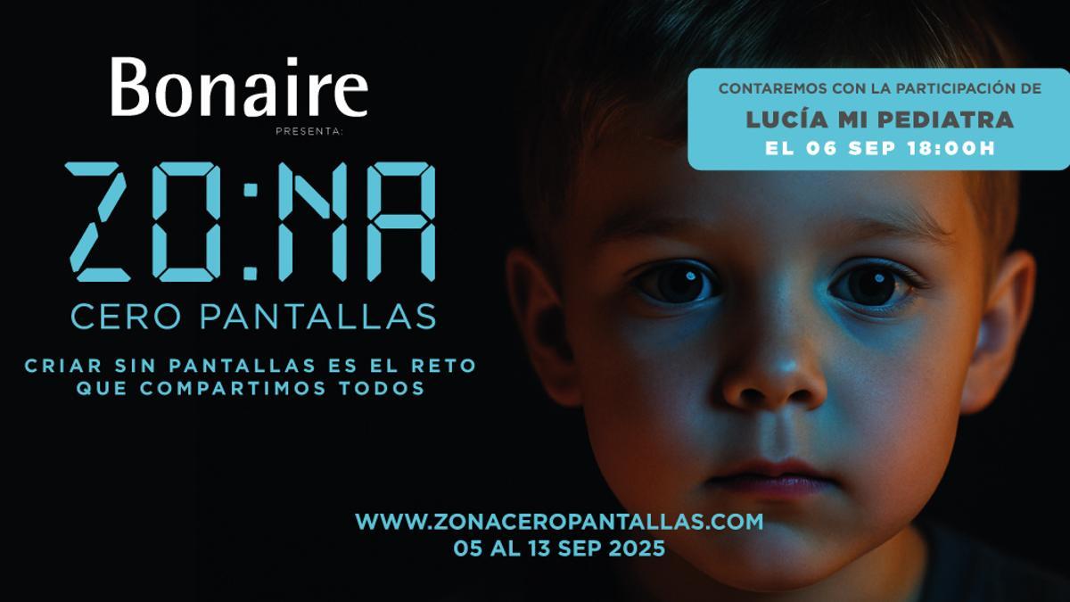 Bonaire impulsa ‘Zona Cero Pantallas’ para concienciar sobre el uso excesivo de pantallas en la infancia.