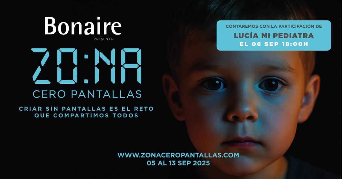 Bonaire impulsa ‘Zona Cero Pantallas’ para concienciar sobre el uso excesivo de pantallas en la infancia.