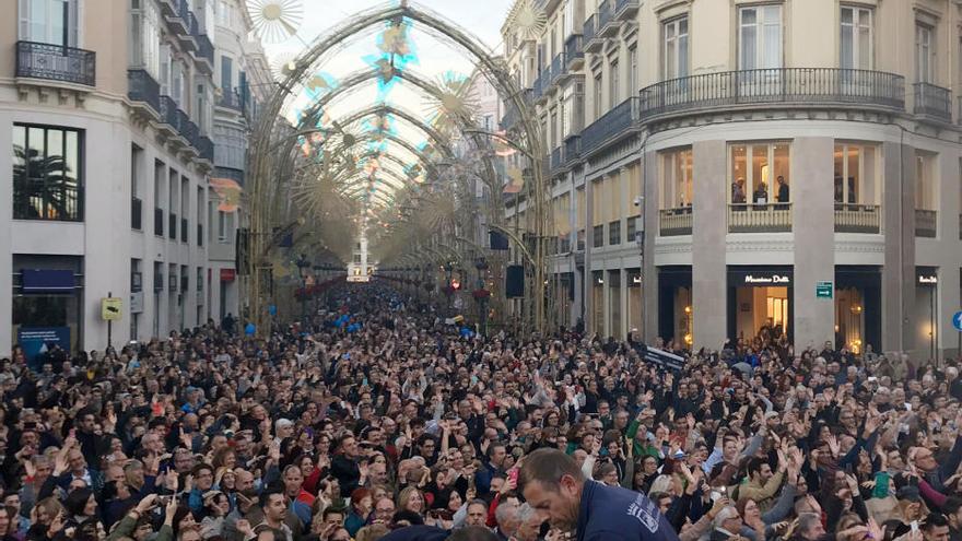 Encendido de las luces de Navidad de Larios en Málaga