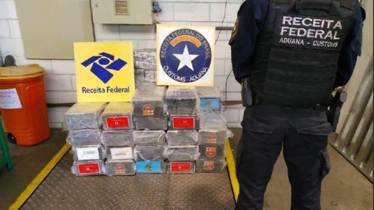 Decomisan en Brasil 192 kilos de cocaína con destino a España