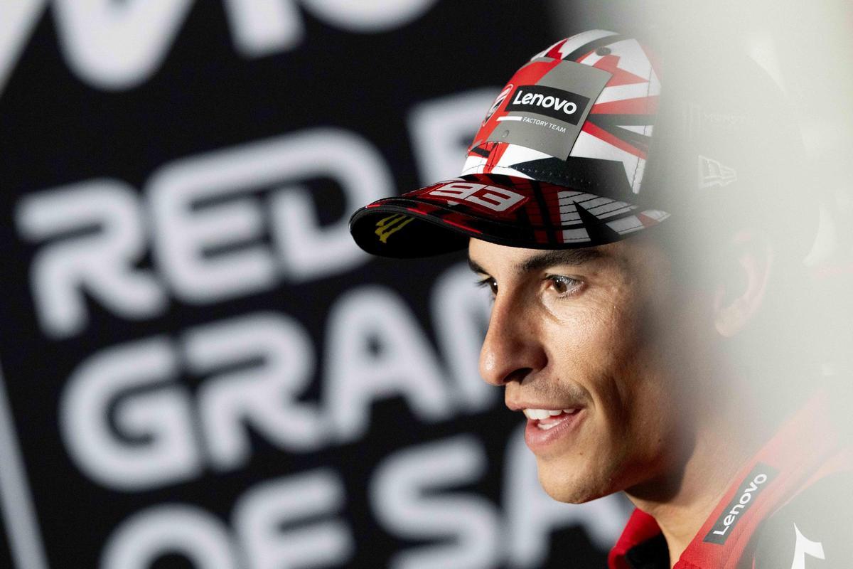 Marc Márquez (Ducati), hoy, en Misano, donde ha ganado la prueba al 'sprint'.