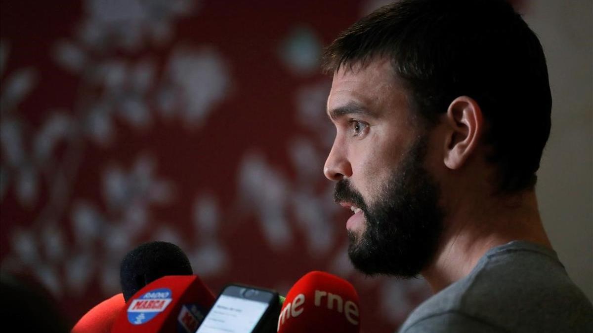 Marc Gasol atiende a los medios en una imagen de archivo