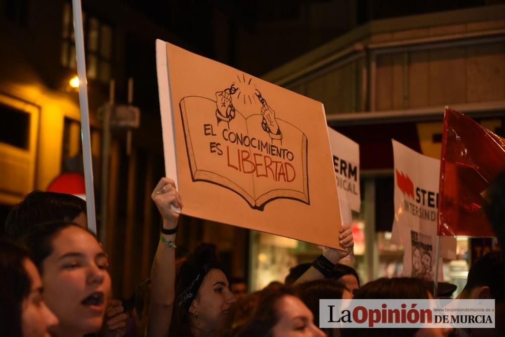 Manifestación contra la LOMCE y los recortes en la Educación en Murcia