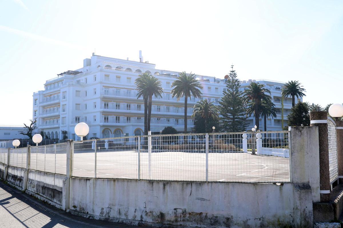 El emblemático hotel de A Toxa.
