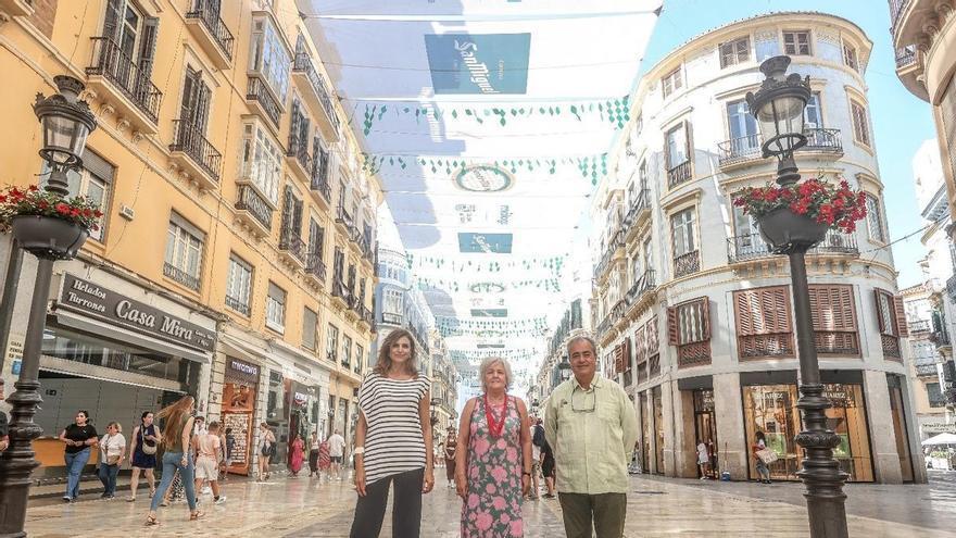 Mahou San Miguel finaliza la instalación de los toldos de la calle Larios y renueva su compromiso con la Feria de Málaga hasta 2029